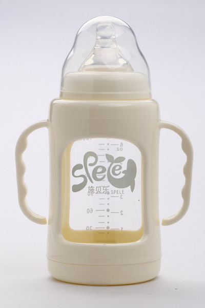 施貝樂寬口防摔奶瓶180ml