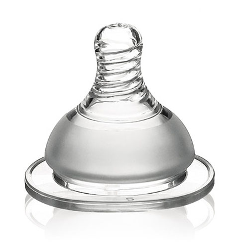 皇嬰寬口磨砂實感奶嘴