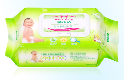 施爾潔嬰兒護(hù)膚柔濕巾80抽裝