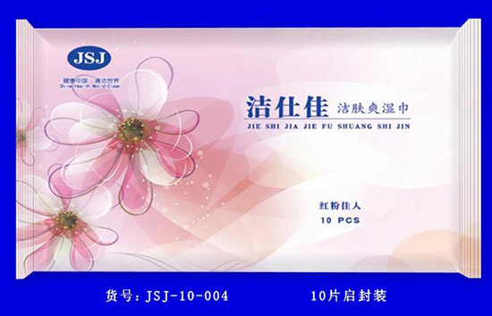 潔仕佳肌膚爽濕巾紅粉佳人