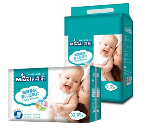 淼樂(lè)嬰幼兒紙尿片XL號(hào)