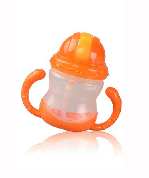 U親B357寬口PP抗菌奶瓶紅色