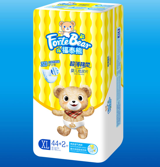 福泰熊超薄棉柔嬰兒紙尿片XL碼大片
