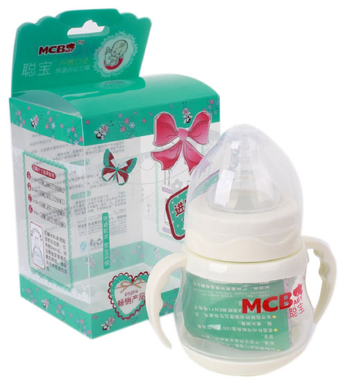 聰寶150MlPP寬口徑感溫自動(dòng)奶瓶