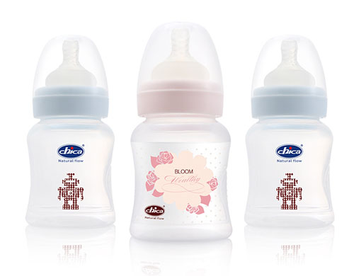 積高寬口徑真乳實感PP奶瓶180ml無手柄