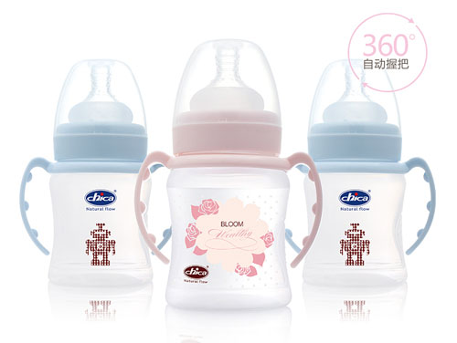 積高寬口徑真乳實感PP奶瓶180ml