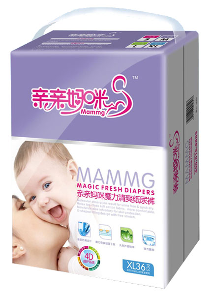親親媽咪魔力清爽大包裝紙尿褲XL36片