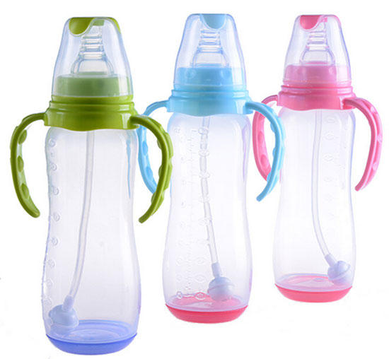 富嬰坊嬰兒PP感溫奶瓶三色