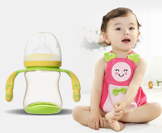 愛弗圖西180MLPPSU寬口奶瓶(黃綠配色)