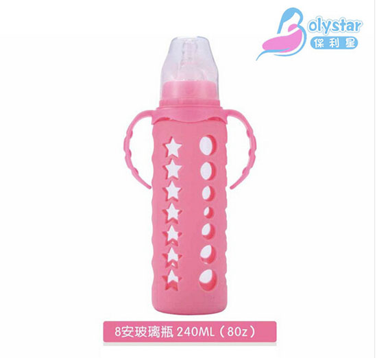 保利星240ml自然實感晶鉆奶瓶