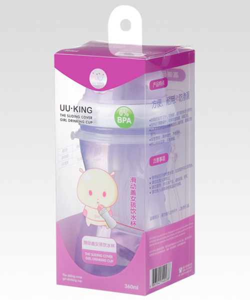 UU·KING滑動(dòng)蓋男孩女孩飲水杯包裝