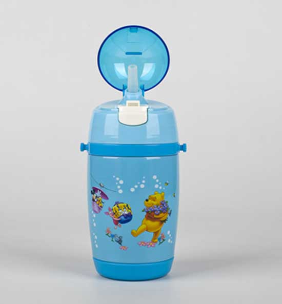 亨特貝貝不銹鋼吸管杯藍(lán)色