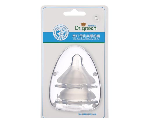 格林博士寬口母乳實(shí)感奶嘴兩個(gè)裝L號