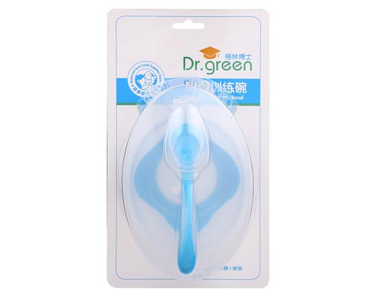 格林博士嬰兒訓練碗藍色