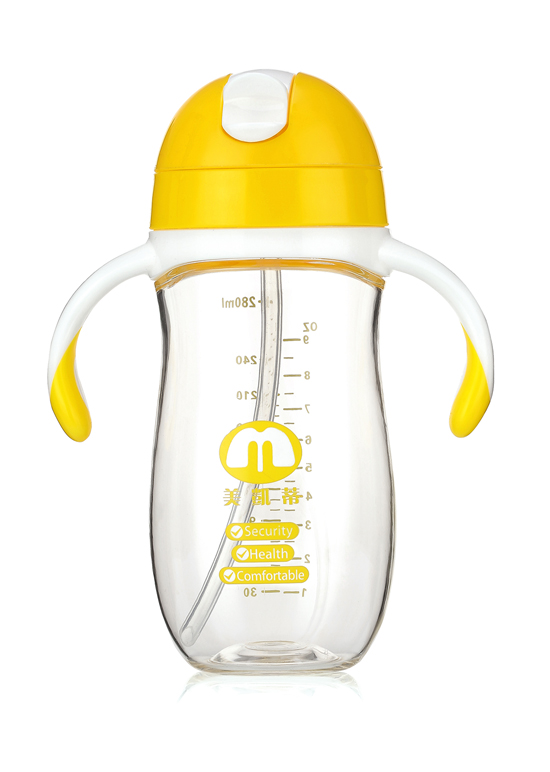 美凱蒂PA水瓶280ML黃色