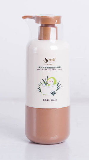 唯親嬰兒蘆薈保濕洗發(fā)沐浴露300ml