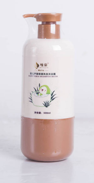 唯親嬰兒蘆薈保濕洗發(fā)沐浴露500ml
