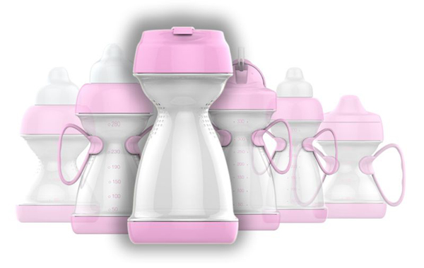 綠糖生活玫瑰色水杯330ml