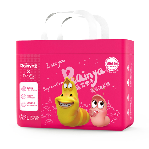 潤(rùn)婭爆笑蟲子鉑金裝嬰兒紙尿褲L