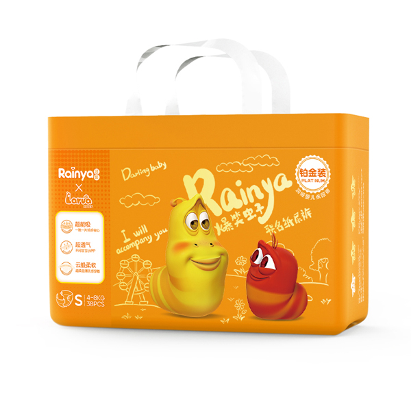 潤(rùn)婭爆笑蟲子鉑金裝嬰兒紙尿褲S