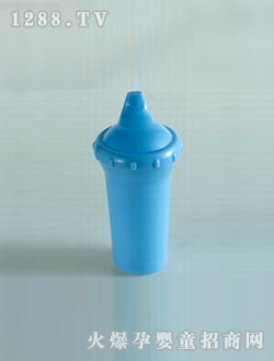 藍色嬰兒學飲杯