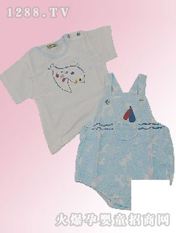 安嬰寶背帶褲套裝