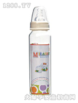 標準口徑晶鉆玻璃奶瓶