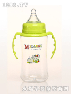 寬口帶手柄母乳實感奶瓶