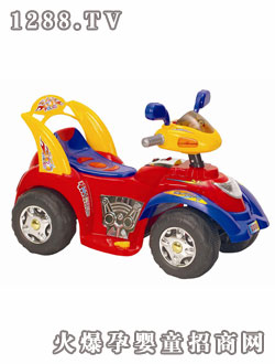 貝思達紅色童車2008