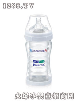 BABISIL硅膠收縮內膽奶瓶8安士