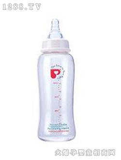 貝貝鴨實感葫蘆形塑料奶瓶