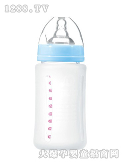 愛心柔軟防燙玻璃奶瓶120ML