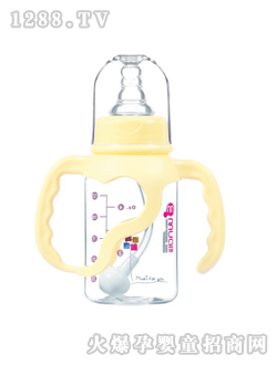 安心有柄自動(dòng)母乳實(shí)感小直身奶瓶