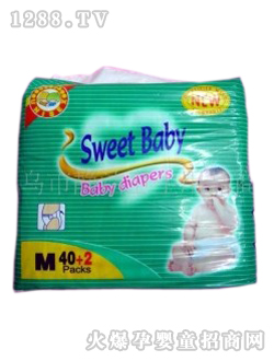 靜潔嬰兒紙尿褲中號(hào)40加2