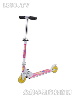 葫蘆娃小二輪鐵包邊滑板車(chē)