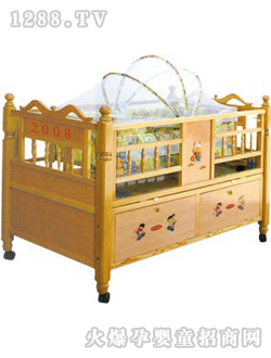 愛(ài)嬰寶嬰兒木床WFY917
