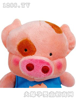 瑞奇比蒂麥兜豬筆袋藍(lán)衣