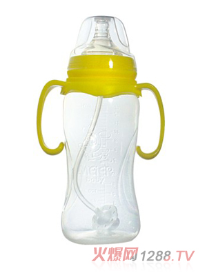 美兒貝比360ML握把管PP奶瓶
