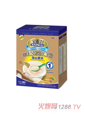 寶素力金裝淮山薏米奶米粉1段