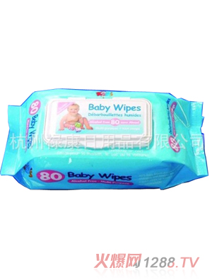80片袋裝清潔嬰兒濕巾