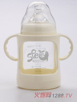 施貝樂寬口防摔奶瓶120ml