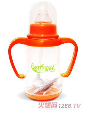 欣苗5安標(biāo)口感溫PP奶瓶150ml