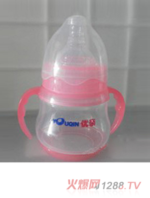 U親PP紅色嬰兒奶瓶240ml