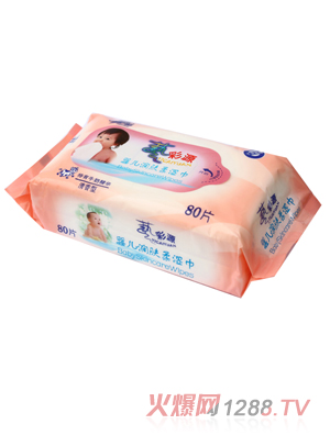 藝彩源嬰兒潤膚柔濕巾80片裝