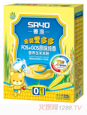 善漁金裝愛(ài)多多原味純香營(yíng)養(yǎng)玉米米粉