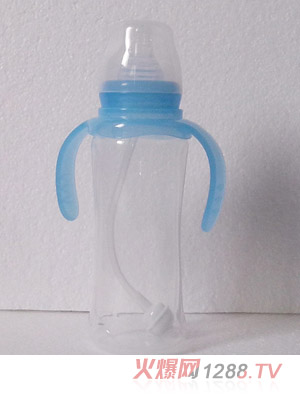 藍(lán)天寶貝LP02標(biāo)口螺旋錐型PP奶瓶