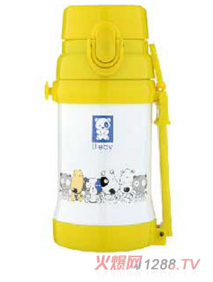 無雙寶貝保溫直飲壺500ML黃色