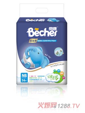 貝趣健康嬰兒紙尿褲NB碼
