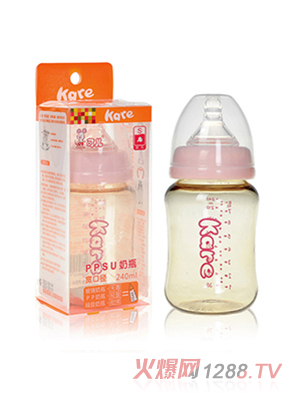 可兒KR-1063 寬口PPSU奶瓶 240ml
