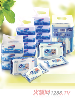 幼柔醫(yī)用級棉布嬰幼兒手口濕巾